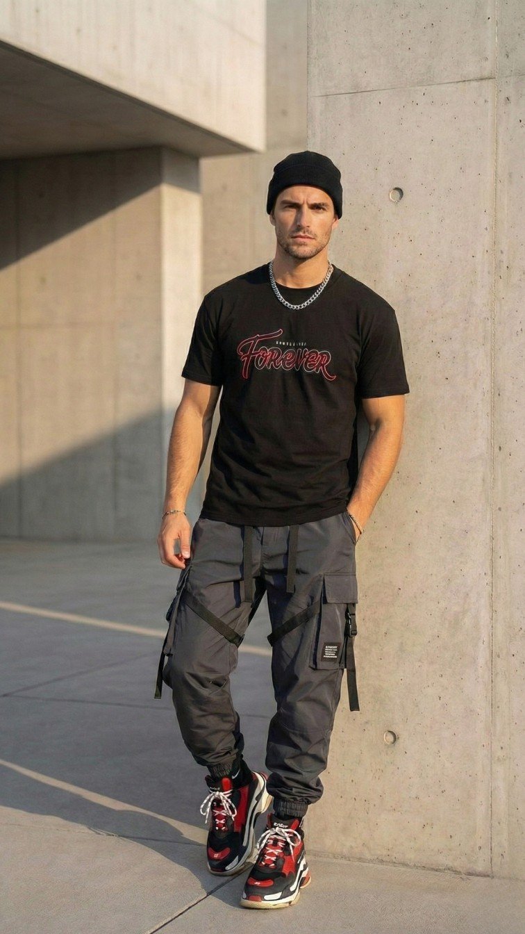 vamo-regular-fit-black-tshirt-200gsm