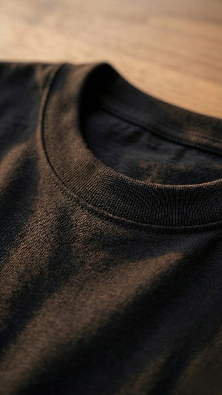 Oversized black T-shirt for men by VAMO Threads made with 200 GSM cotton, featuring a relaxed oversized fit for streetwear, casual outings, workouts, and everyday wear.